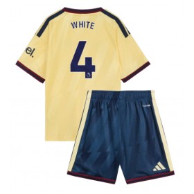 Arsenal Ben White #4 Tredje Kläder Barn 2026-27 Kortärmad (+ Korta byxor)